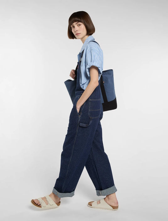 Dickies Women's Loose denim dungarees Dark Indigo DK0A88EC0DD1
