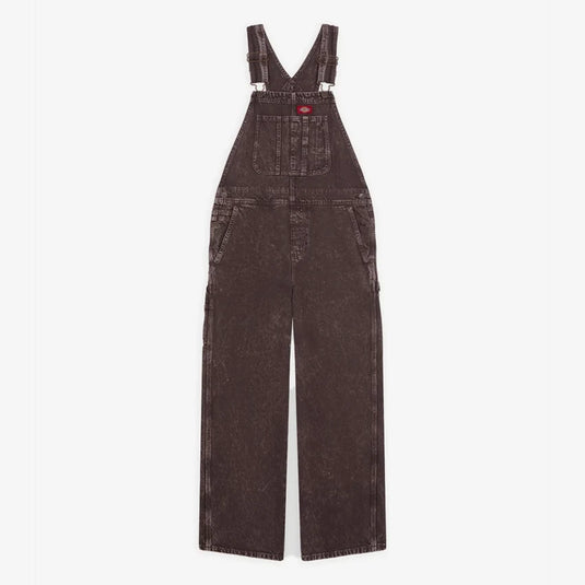 Dickies Women's Classic Denim Bib Dark Brown DK0A88ECL79