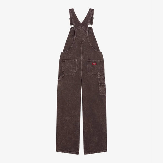 Dickies Women's Classic Denim Bib Dark Brown DK0A88ECL79