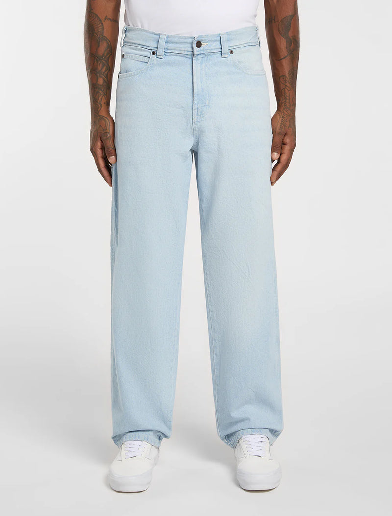 Load image into Gallery viewer, Dickie's Men's 958 Baggy Tapered Work Jeans Fog Blue DK0A88EDOF1
