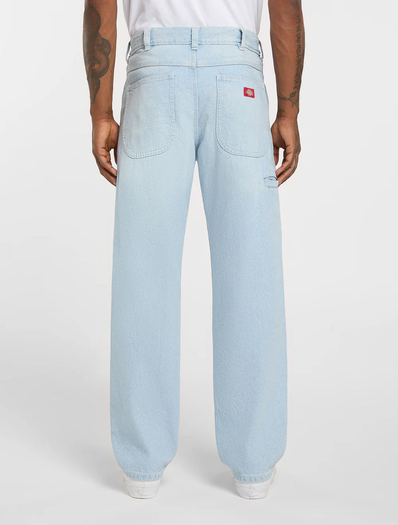 Load image into Gallery viewer, Dickie's Men's 958 Baggy Tapered Work Jeans Fog Blue DK0A88EDOF1
