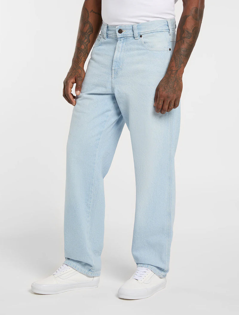 Load image into Gallery viewer, Dickie's Men's 958 Baggy Tapered Work Jeans Fog Blue DK0A88EDOF1
