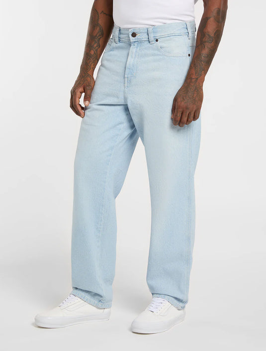 Dickie's Men's 958 Baggy Tapered Work Jeans Fog Blue DK0A88EDOF1
