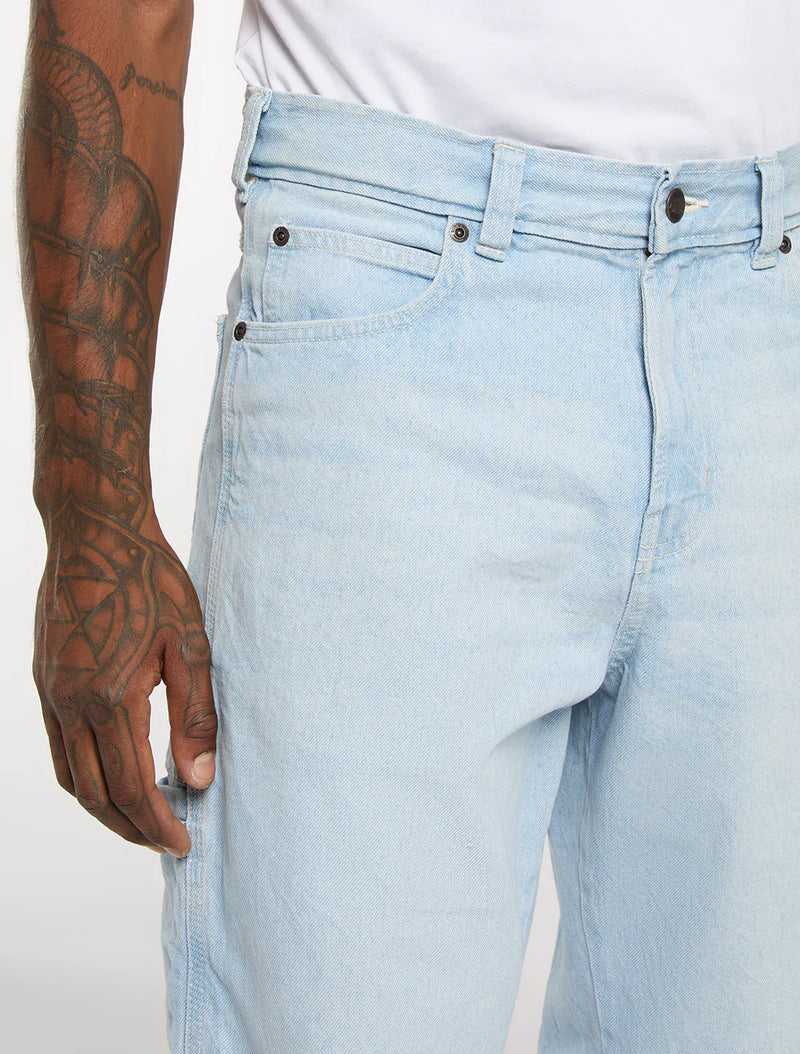 Load image into Gallery viewer, Dickie's Men's 958 Baggy Tapered Work Jeans Fog Blue DK0A88EDOF1
