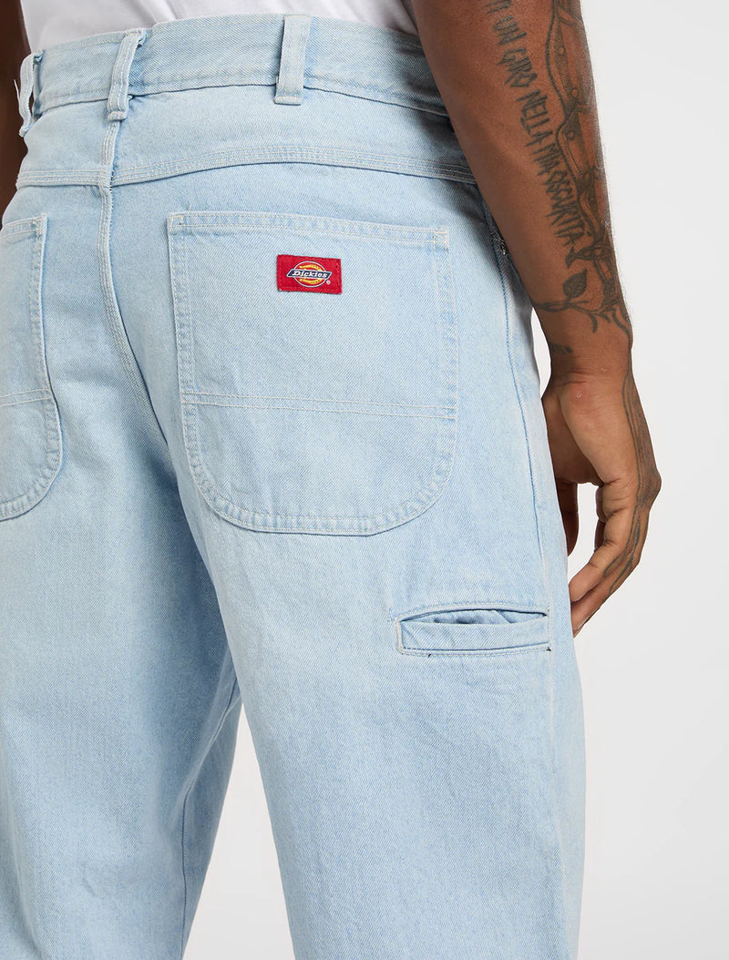 Load image into Gallery viewer, Dickie's Men's 958 Baggy Tapered Work Jeans Fog Blue DK0A88EDOF1
