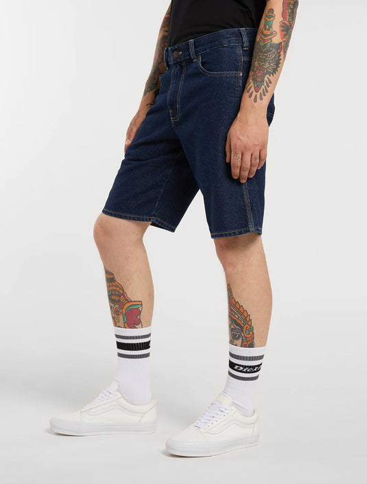 Dickies Men's 993 11-Inch Denim Carpenter Shorts Dark Indigo DK0A88FC0DD1