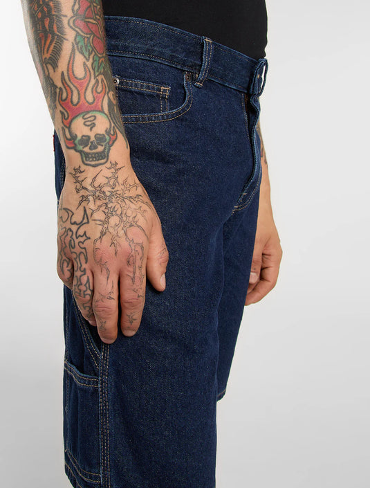 Dickies Men's 993 11-Inch Denim Carpenter Shorts Dark Indigo DK0A88FC0DD1