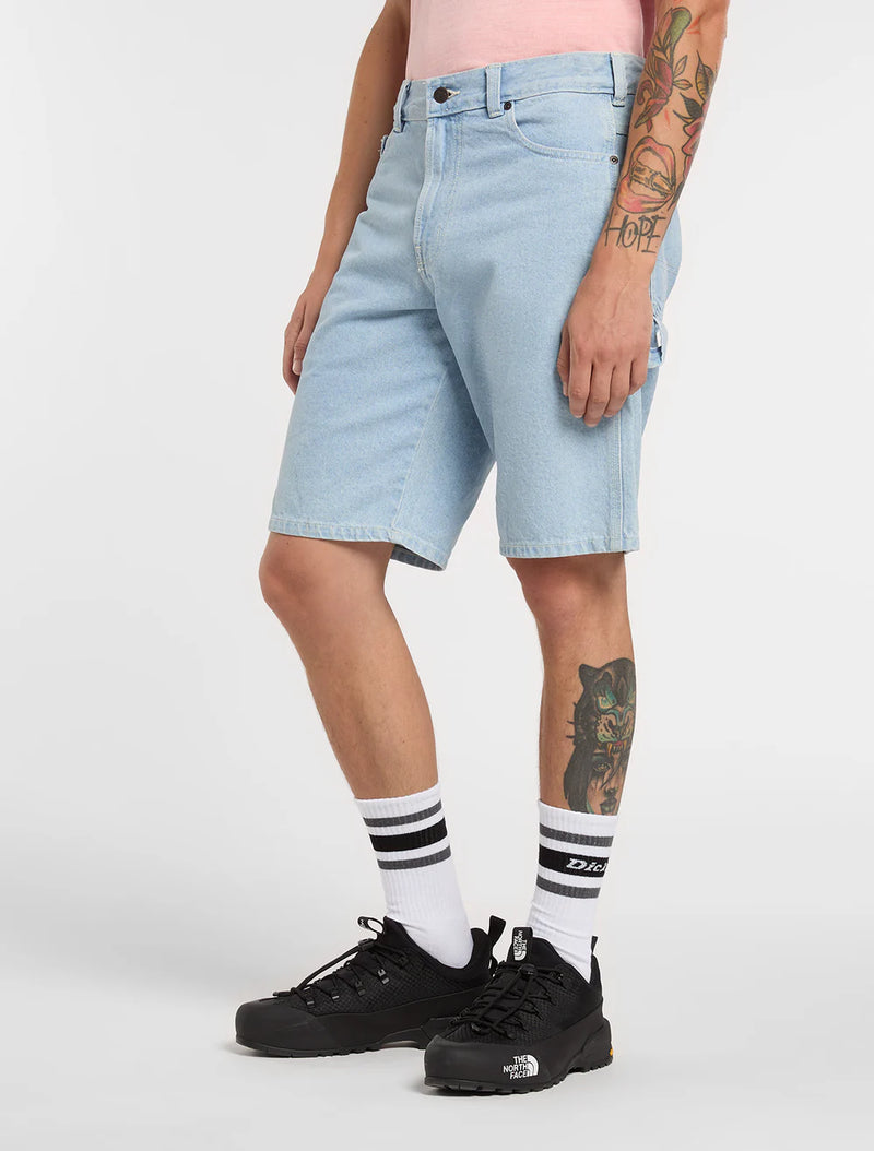 Load image into Gallery viewer, Dickies Men's 993 11-Inch Denim Carpenter Shorts Vintage Blue DK0A88FCC15
