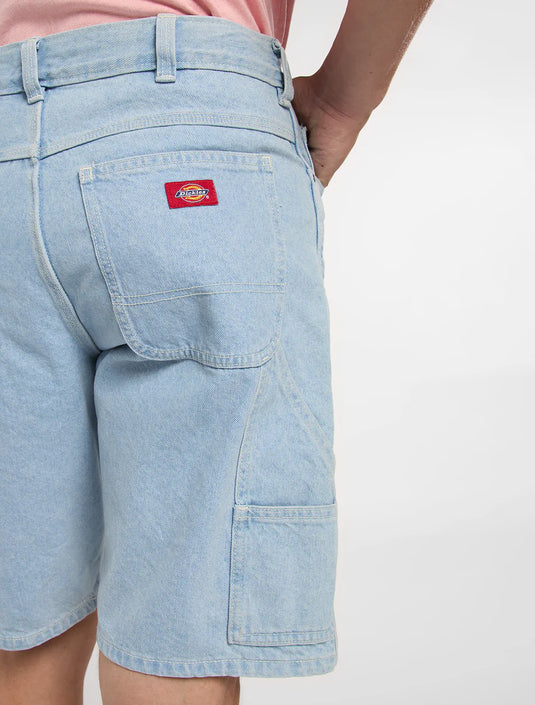 Dickies Men's 993 11-Inch Denim Carpenter Shorts Vintage Blue DK0A88FCC15