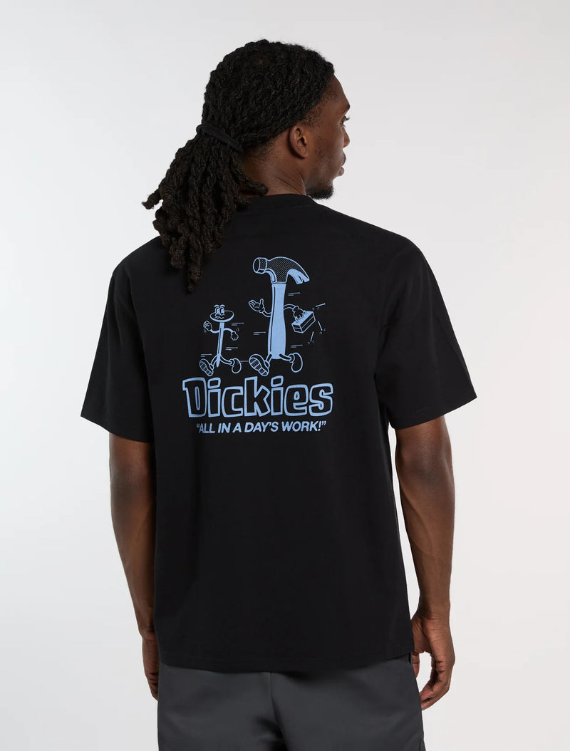 Load image into Gallery viewer, Dickies Men's Fairlawn Midweight T-Shirt Black DK0A88GEBLK
