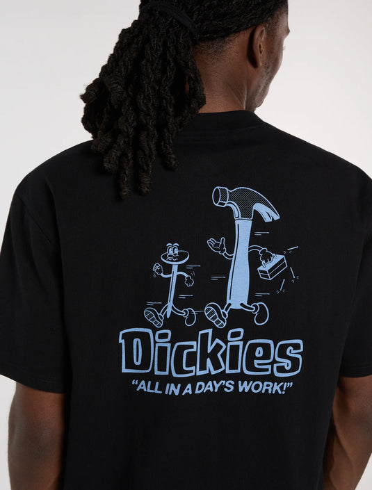 Dickies Men's Fairlawn Midweight T-Shirt Black DK0A88GEBLK