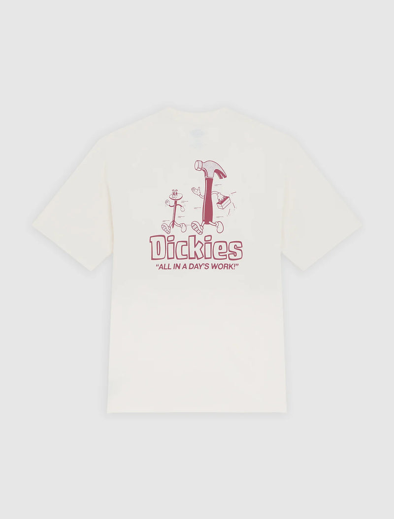 Load image into Gallery viewer, Dickies Men's Fairlawn Midweight T-Shirt Egret DK0A88GEC48
