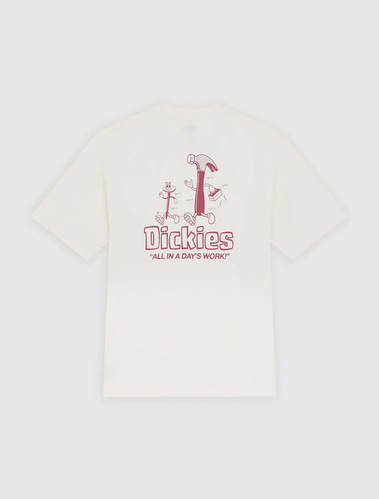 Dickies Men's Fairlawn Midweight T-Shirt Egret DK0A88GEC48