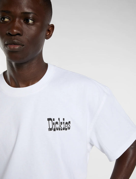 Dickies Men's Polk Mid Weight T-Shirt White DK0A88G00WH1