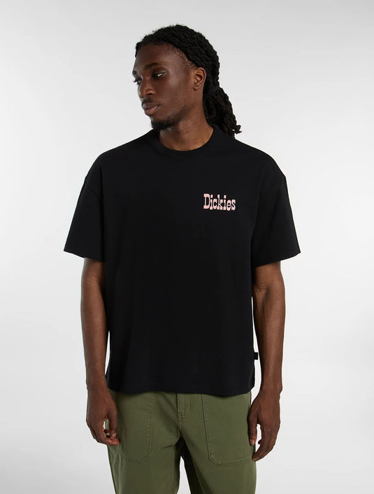 Dickies Men's Polk Mid Weight T-Shirt Black DK0A88G0BLK1