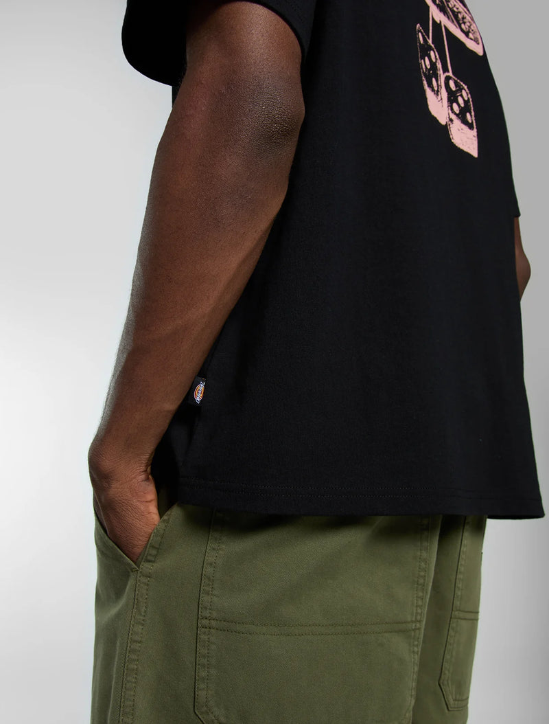 Load image into Gallery viewer, Dickies Men's Polk Mid Weight T-Shirt Black DK0A88G0BLK1
