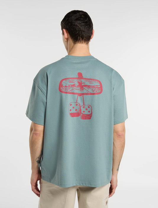 Dickies Men's Polk Mid Weight T-Shirt Stormy Sea DK0A88GOL371