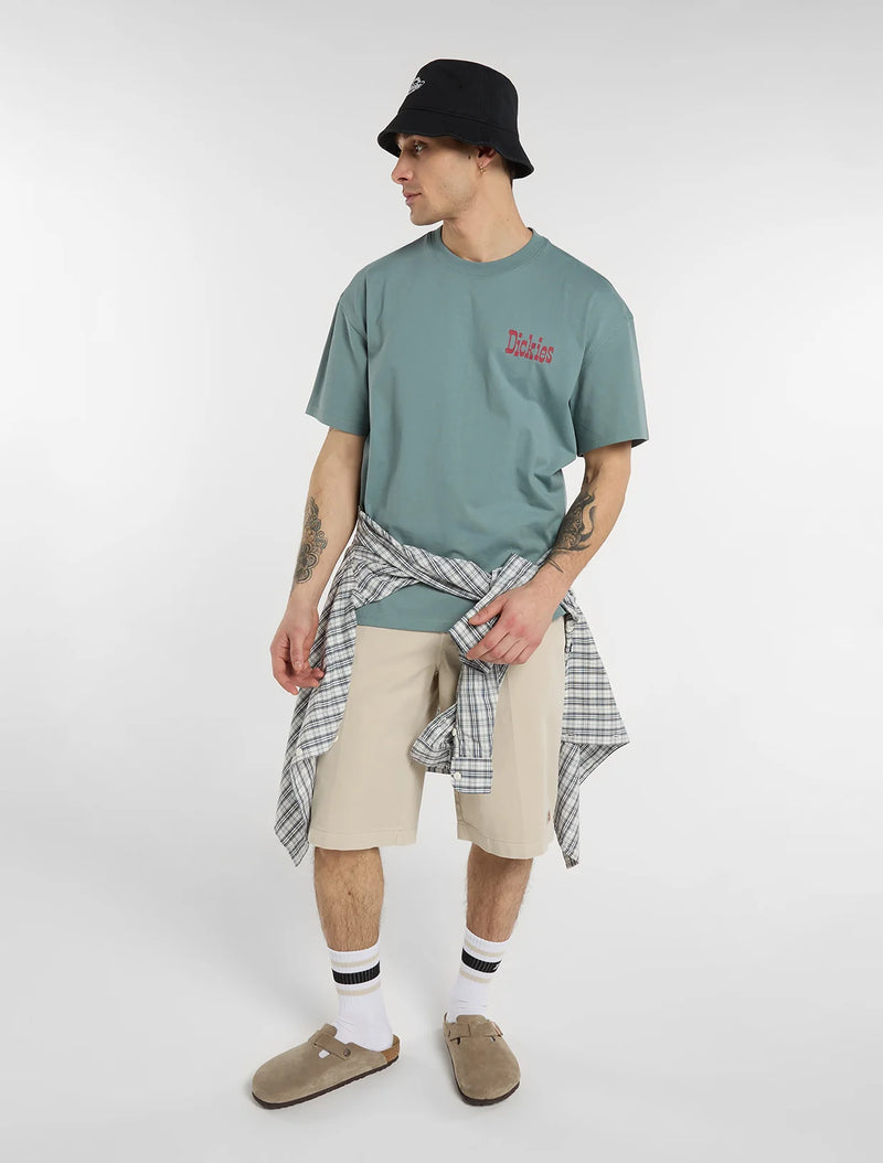 Load image into Gallery viewer, Dickies Men's Polk Mid Weight T-Shirt Stormy Sea DK0A88GOL371
