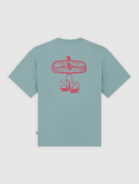 Dickies Men's Polk Mid Weight T-Shirt Stormy Sea DK0A88GOL371