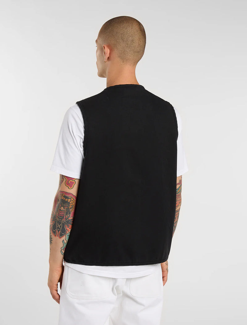 Load image into Gallery viewer, Dickies Men's Canvas Summer Vest Black DK0A88GPBLK
