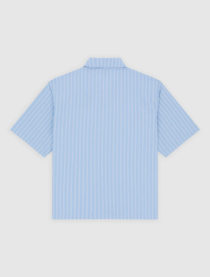 Load image into Gallery viewer, Dickies Men's Venedocia Striped Short-Sleeved Shirt Endless Sky DK0A88GUL39
