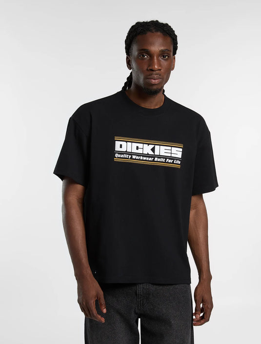 Dickie's Men's Derby midweight T-Shirt Black DK0A88JGBLK1