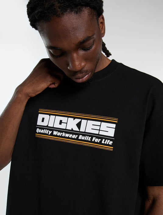 Dickie's Men's Derby midweight T-Shirt Black DK0A88JGBLK1
