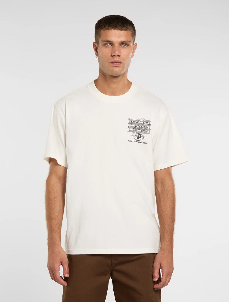 Load image into Gallery viewer, Dickies Men's Lynndyl Lightweight T-Shirt Egret DK0A88JHC48

