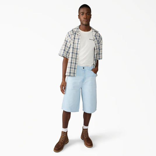 Dickies Men's 958 13-Inch Loose Short Jeans Fog Blue DK0A88JP0FE