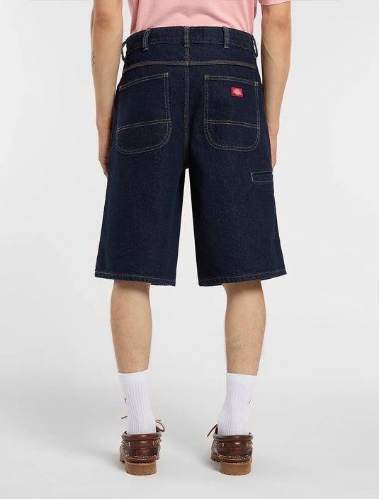 Dickies Men's 958 13-Inch Loose Short Jeans Blue DK0A88JPRIN