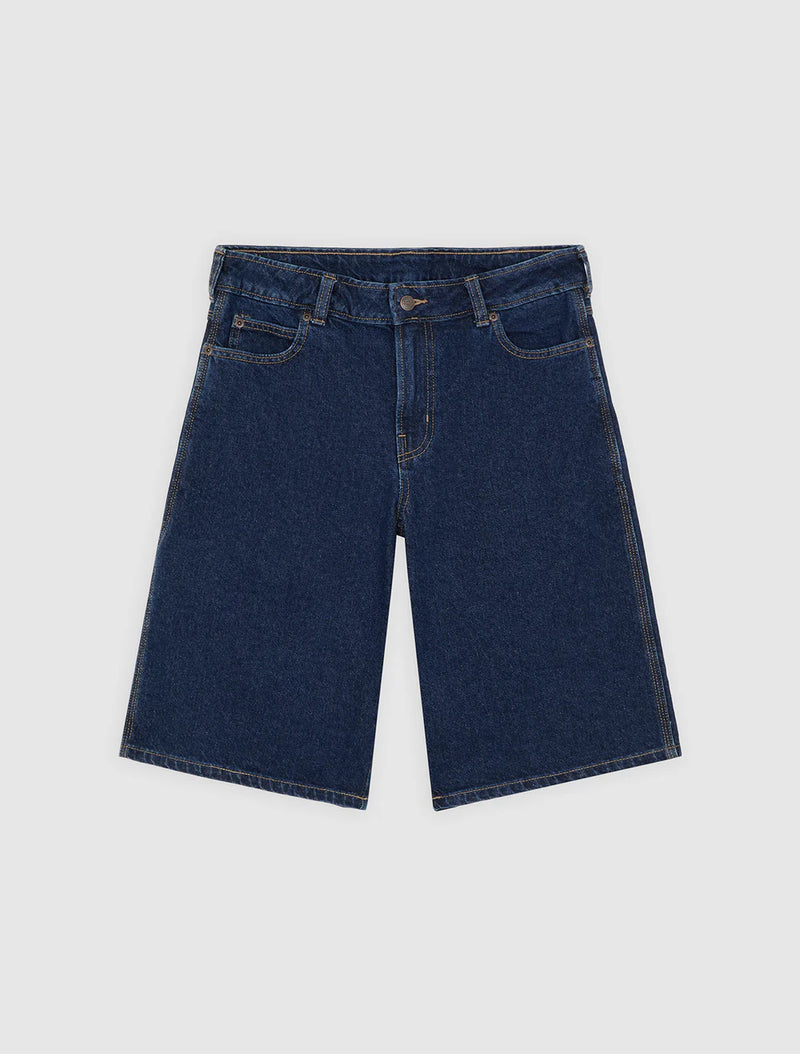 Load image into Gallery viewer, Dickies Women's 957 13-Inch Denim Shorts Dark Indigo DK0A88JS0DD

