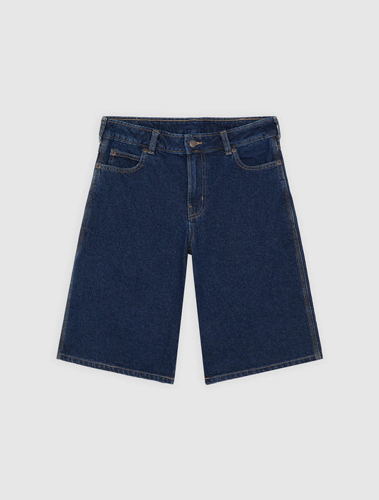 Dickies Women's 957 13-Inch Denim Shorts Dark Indigo DK0A88JS0DD