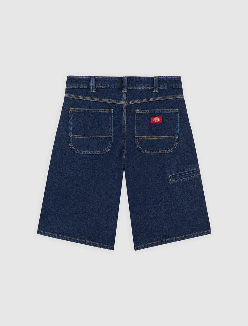 Load image into Gallery viewer, Dickies Women's 957 13-Inch Denim Shorts Dark Indigo DK0A88JS0DD
