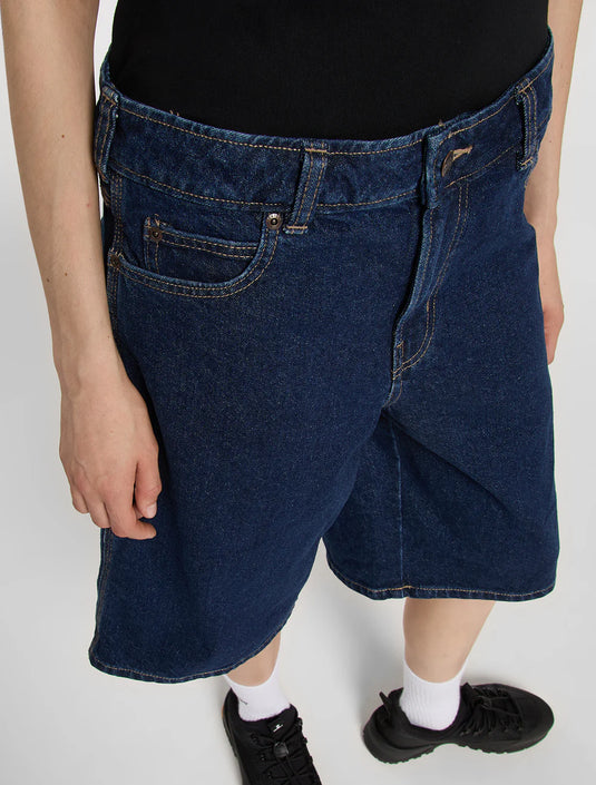 Dickies Women's 957 13-Inch Denim Shorts Dark Indigo DK0A88JS0DD