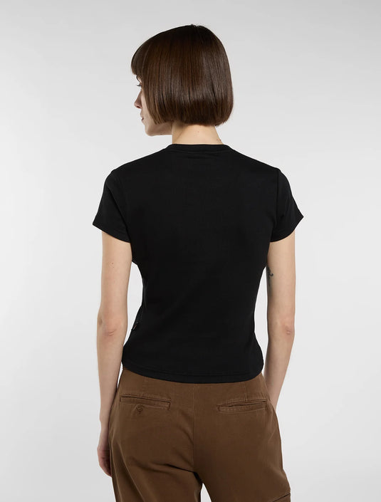Dickies Women's Wellsville Medium Weight T-Shirt Black DK0A88JTBLK1