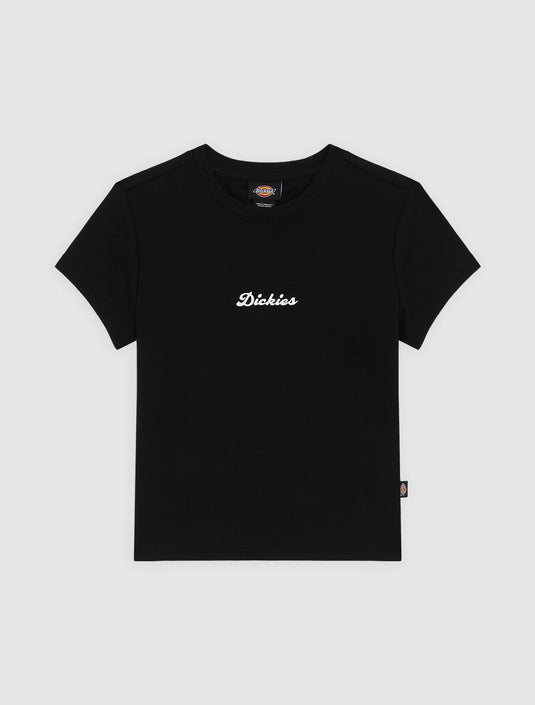 Dickies Women's Wellsville Medium Weight T-Shirt Black DK0A88JTBLK1