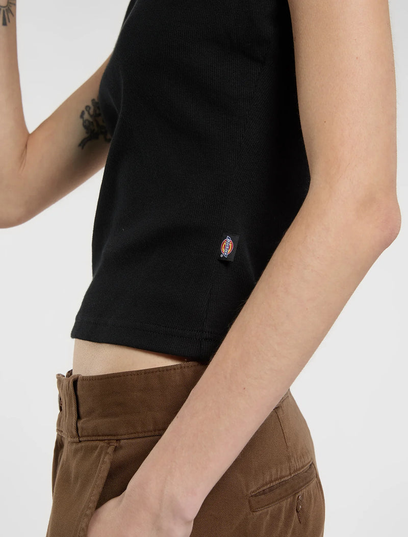 Load image into Gallery viewer, Dickies Women's Wellsville Medium Weight T-Shirt Black DK0A88JTBLK1

