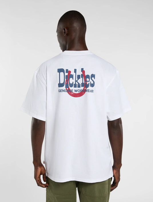 Dickies Men's Vernal Mid Weight T-Shirt White DK0A88JV0WH1