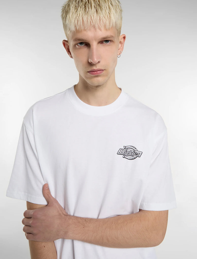 Load image into Gallery viewer, Dickies Men's Millville Medium Weight T-Shirt White DK0A88JW0WH1
