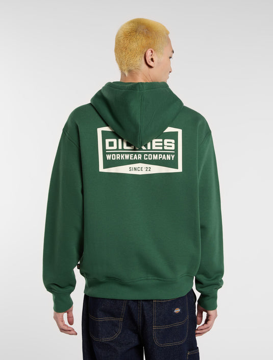Dickies Men's Bolivar Full-Zip Hoodie Pine DK0A88L5PIN