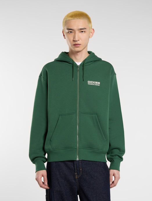 Dickies Men's Bolivar Full-Zip Hoodie Pine DK0A88L5PIN