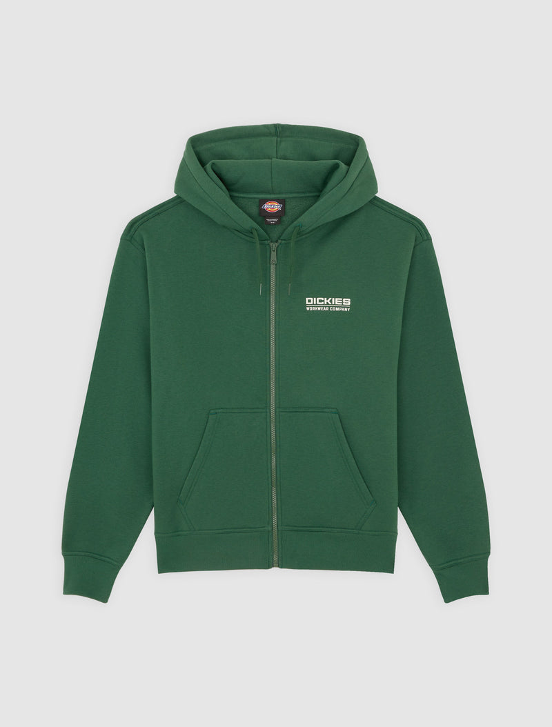 Load image into Gallery viewer, Dickies Men&#39;s Bolivar Full-Zip Hoodie Pine DK0A88L5PIN
