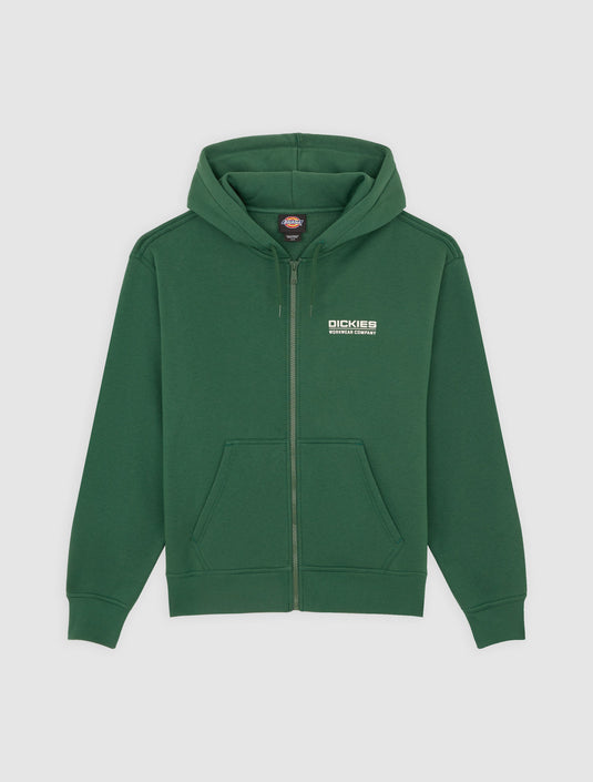 Dickies Men's Bolivar Full-Zip Hoodie Pine DK0A88L5PIN