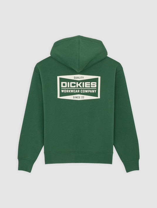 Dickies Men's Bolivar Full-Zip Hoodie Pine DK0A88L5PIN