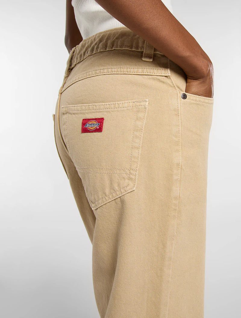 Load image into Gallery viewer, Dickies Women's 984 Relaxed Straight Jeans Desert Camo DK0A88NKL44
