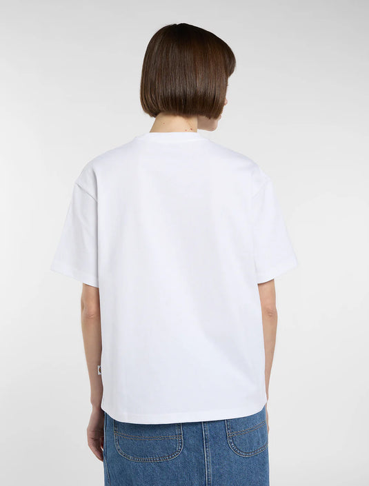 Dickies Women's Polk Medium Weight T-shirt White DK0A88PC0WH