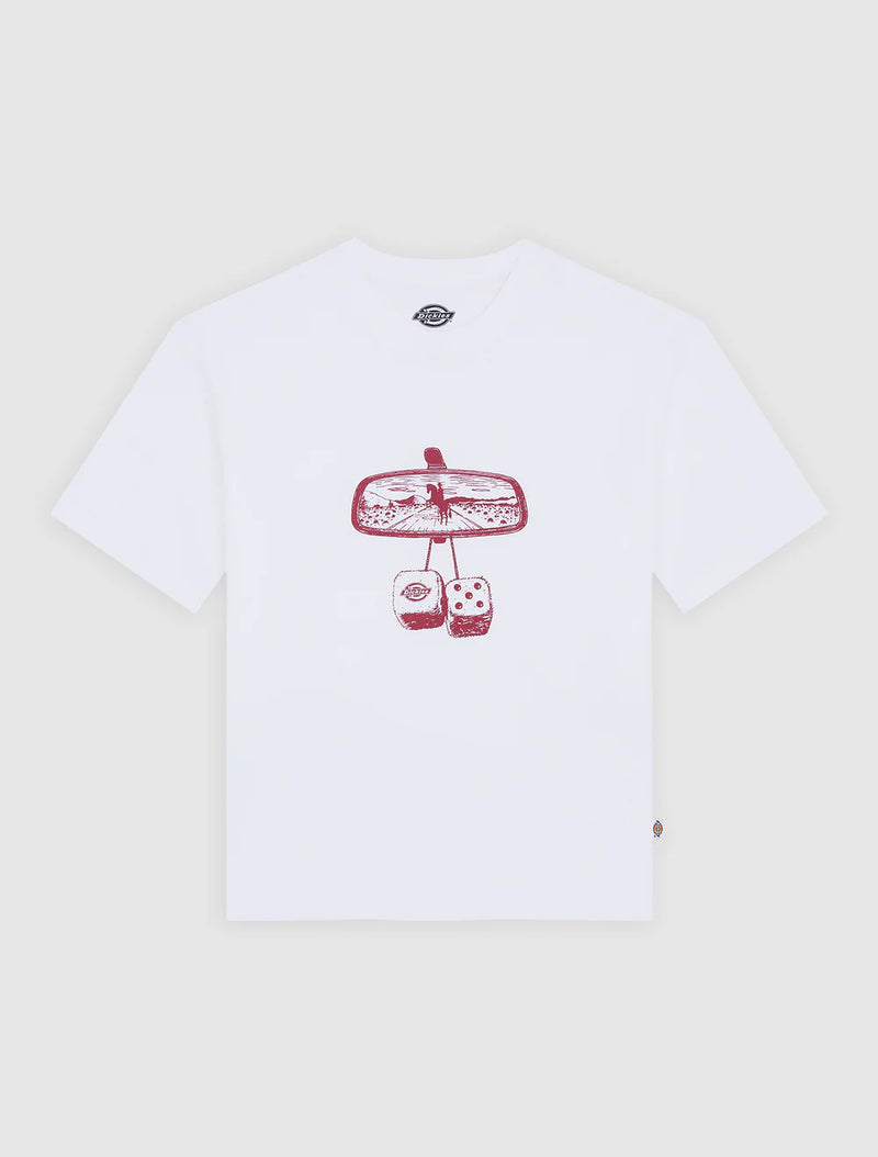 Load image into Gallery viewer, Dickies Women's Polk Medium Weight T-shirt White DK0A88PC0WH
