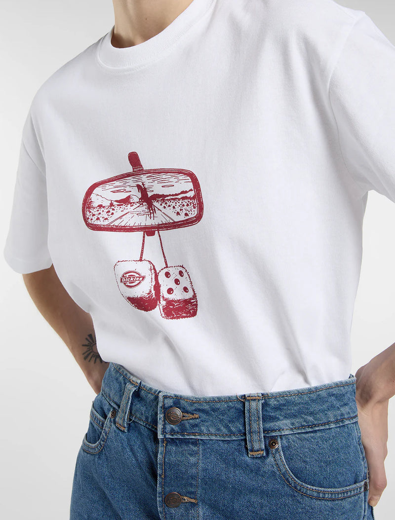 Load image into Gallery viewer, Dickies Women's Polk Medium Weight T-shirt White DK0A88PC0WH

