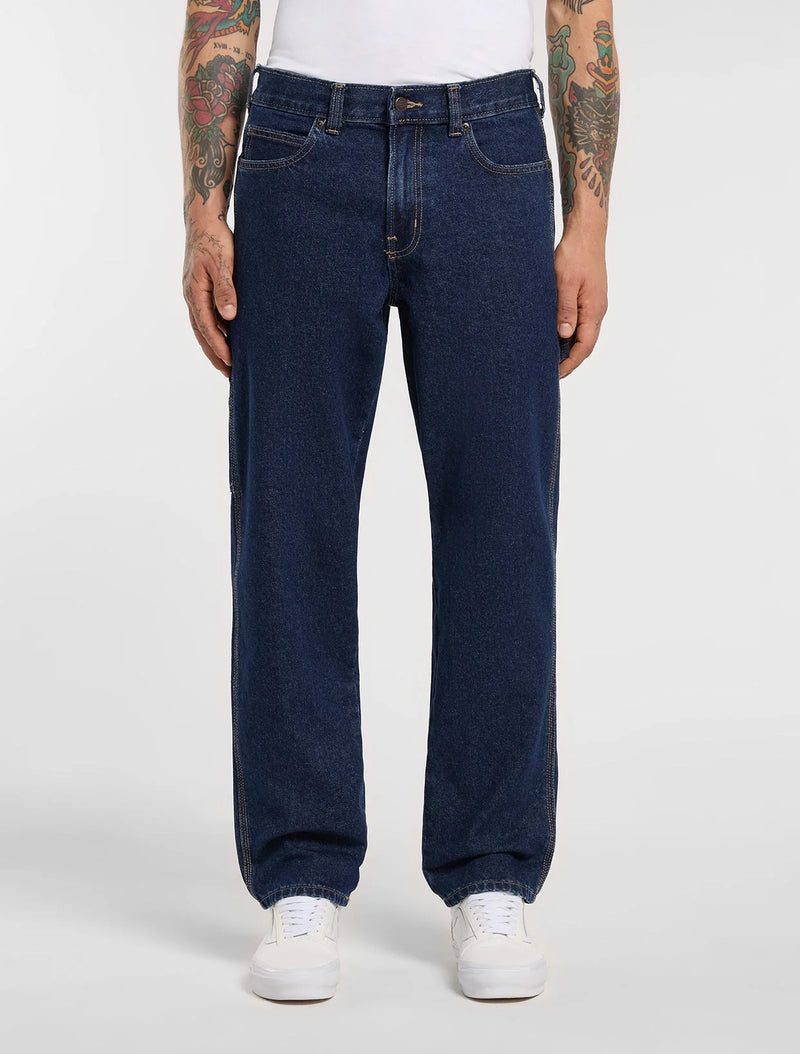 Load image into Gallery viewer, Dickies Men's 993 Regular Tapered Carpenter Jeans Dark Indigo DK0A88PL0DD1
