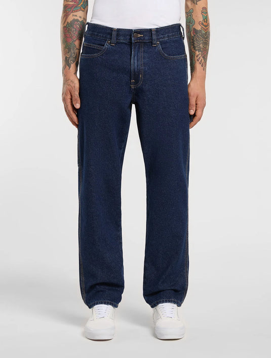 Dickies Men's 993 Regular Tapered Carpenter Jeans Dark Indigo DK0A88PL0DD1